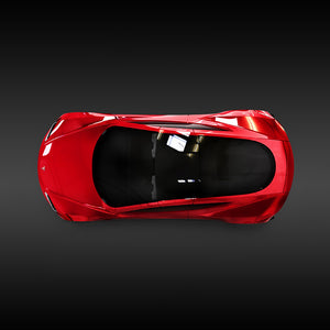 Tesla Roadster Alloy Car Model Diecast Toy Vehicles Tesla Model with Lights Music for Kids Gift