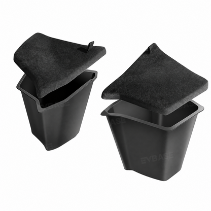 Model Y L Rear Trunk Storage Organizer Back Trunk Side Storage Bins Waterproof Interior Storage Boxes