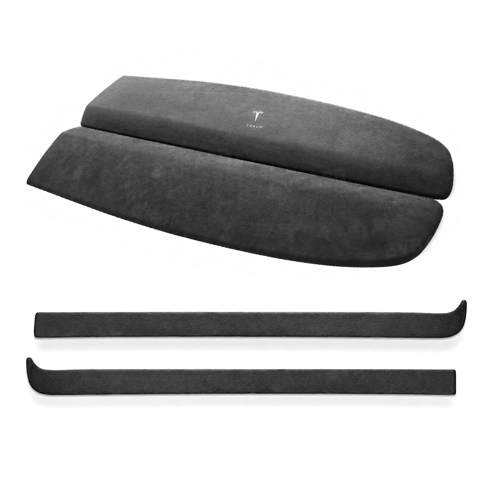 Model Y Juniper Alcantara Interior Trim Cover Kit Dashboard Air Vent Center Console Armrest Protection Overlay