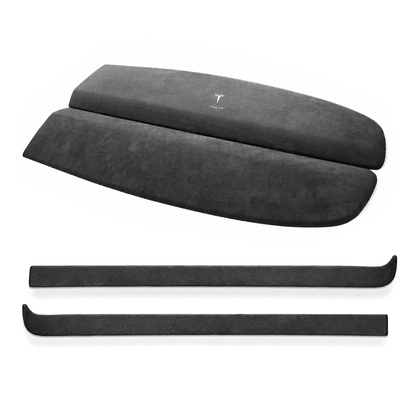 Model Y Juniper Alcantara Interior Trim Cover Kit Dashboard Air Vent Center Console Armrest Protection Overlay