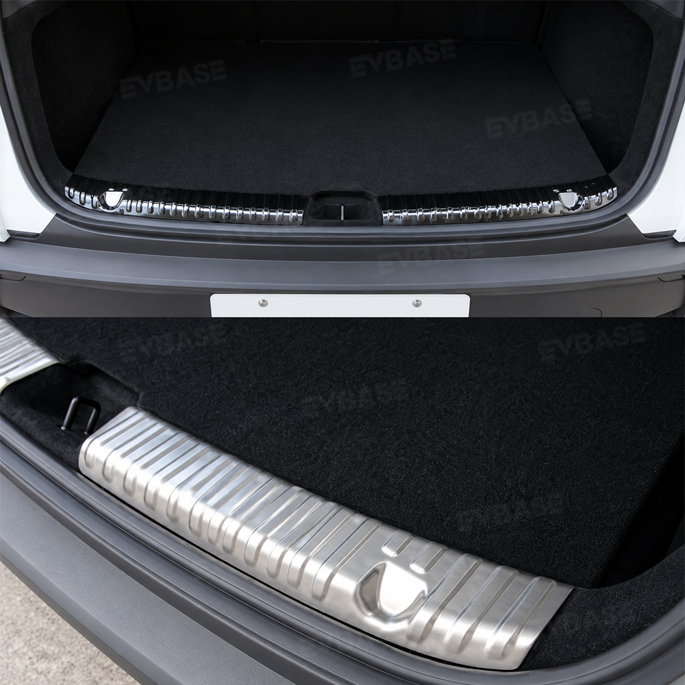 Model Y Juniper Rear Trunk Sill Protector Rear Bumper Guard Stainless Steel Trunk Sill Plate Cover