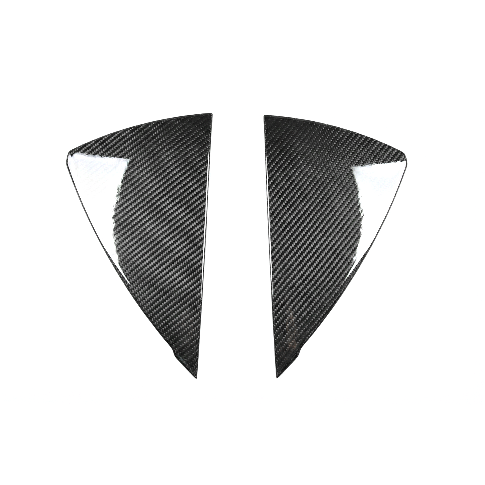 Model Y Juniper Dashboard Side Panel Trim Cover Real Carbon Fiber Front Door Slot Overlay