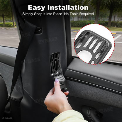 Model Y L Rear B-Pillar Air Vent Protective Covers with Hook