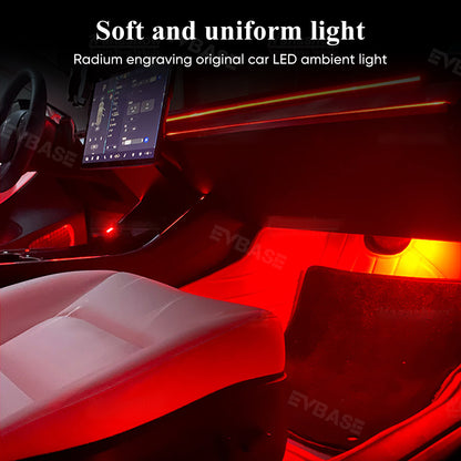 Model 3 Y Ambient Light Laser Etched LED 128 Colors Atmosphere Light Tesla