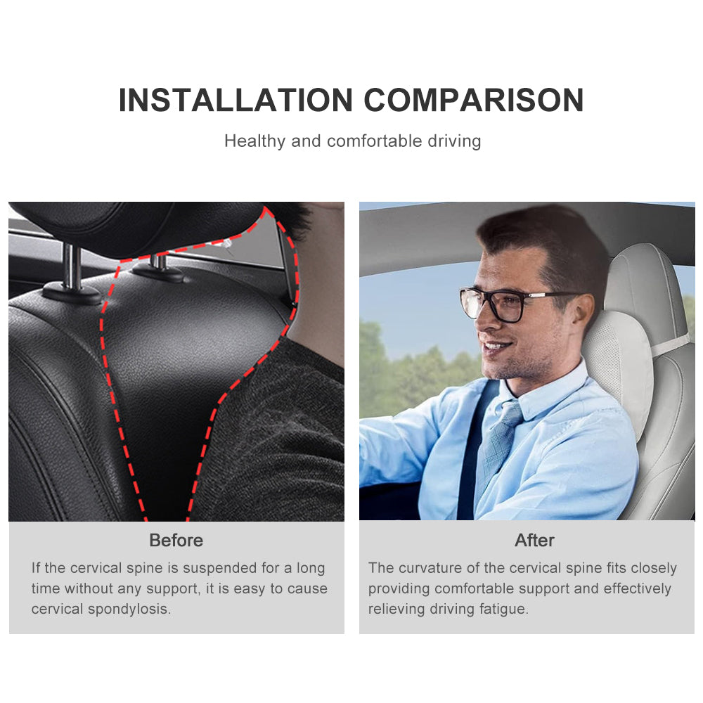 Model Y Seat Headrest Pillow Neck Lumbar Support Pillow Cushion Genuine for Tesla