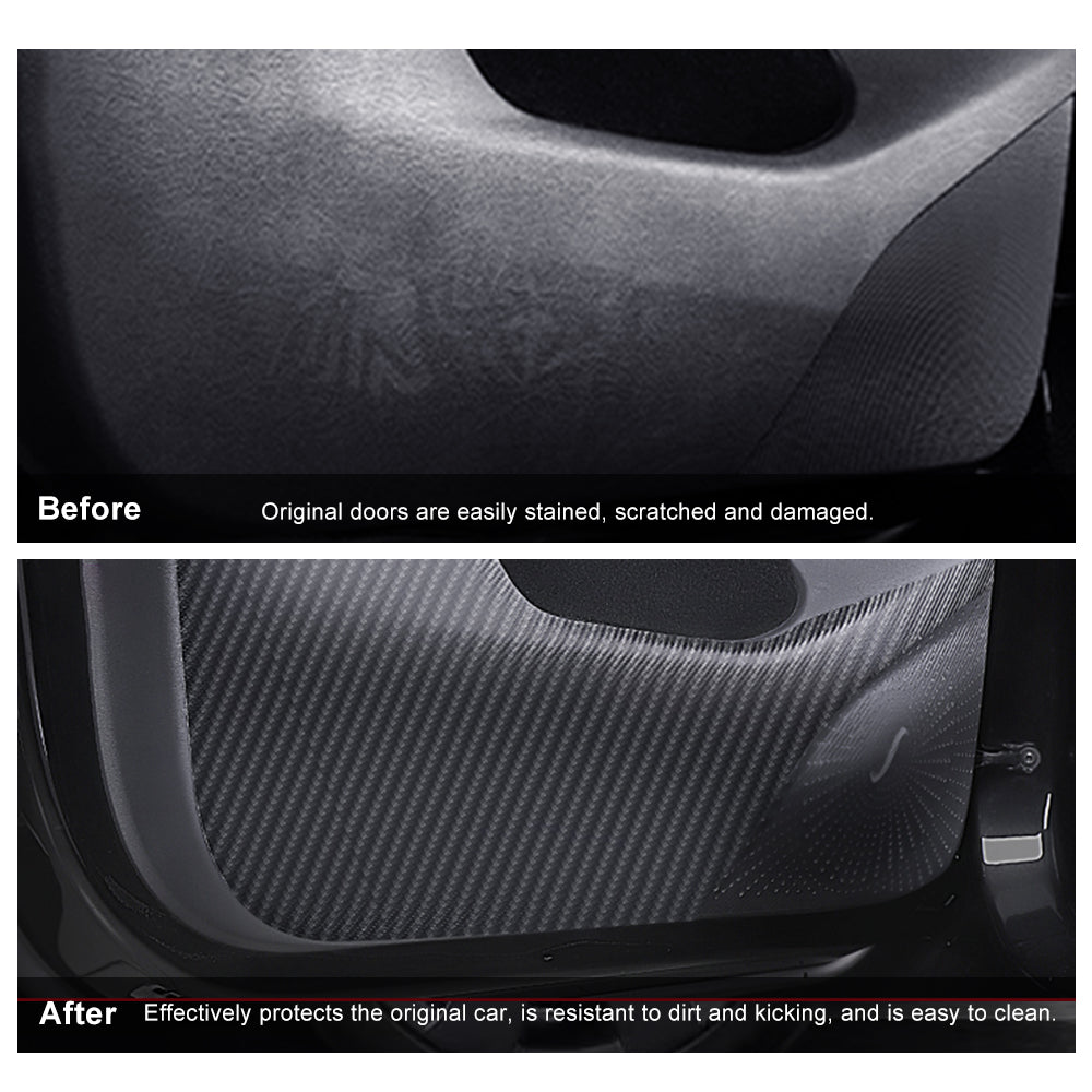 Tesla Door Anti-Kick Pad for Tesla Model 3 Y Door Protector Mat Anti-Dirty Anti-Collision Stickers 5pcs