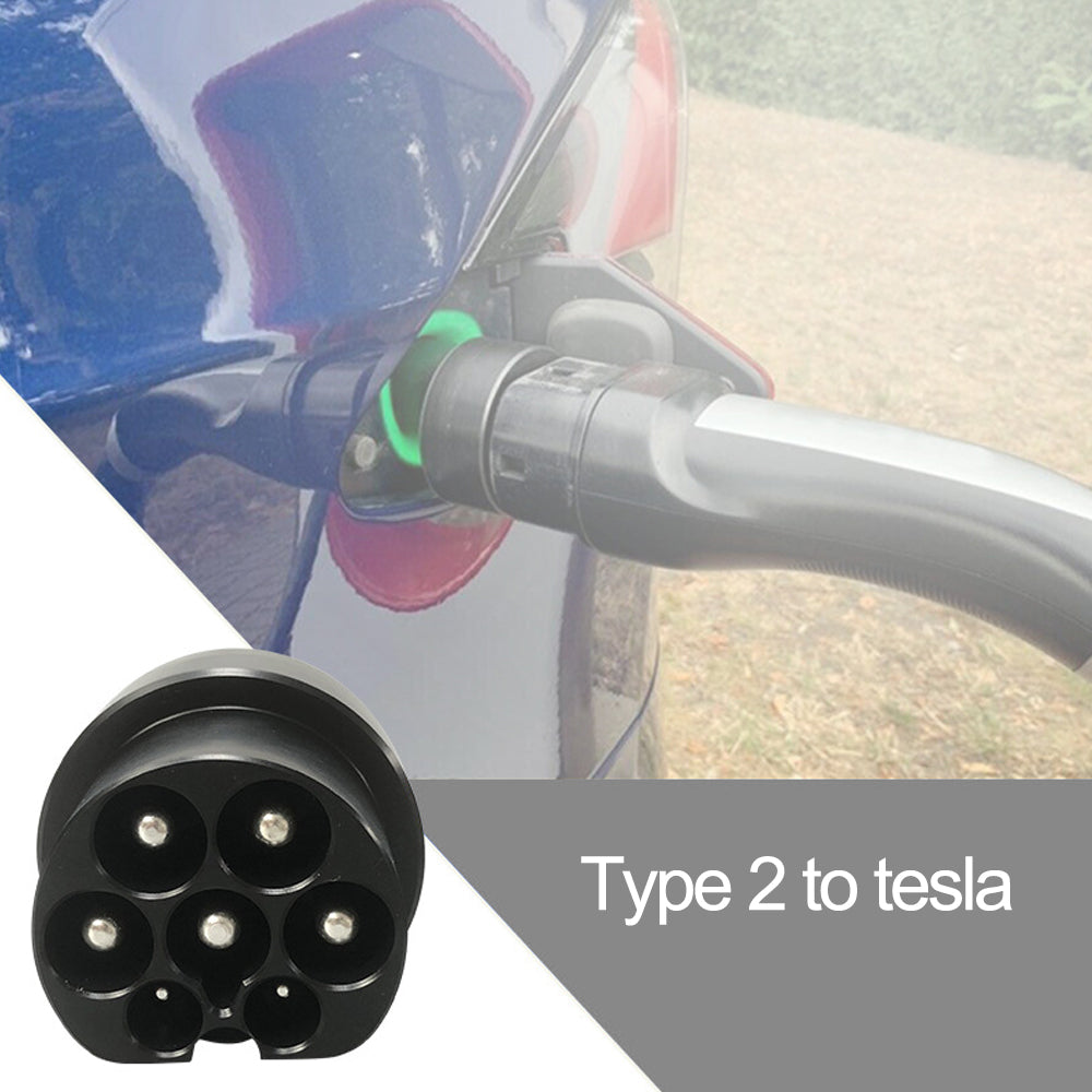 Type 2 To Type 1 EV Charger Adapter ICE 62196 Plug to J1772 Charging A -  EVBASE-Premium EV&Tesla Accessories