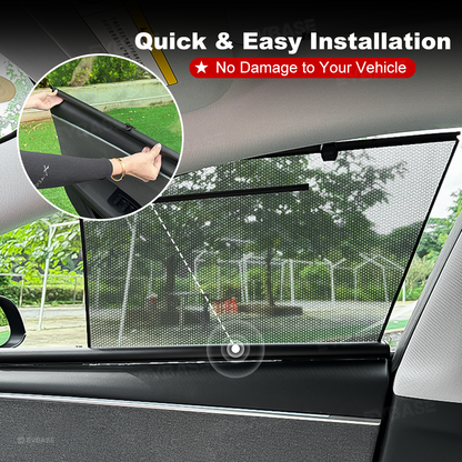 Model 3/Y Side Window Shade Custom Retractable Front & Rear Window Sun Shade Privacy Protection
