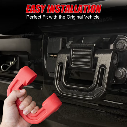 Tow Hook Covers for GMC Hummer EV Front Rear Bumper Performance D-ring Recovery Hook 3PCS