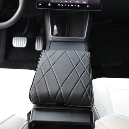Model Y /3 /YL Leather Center Console Armrest Support Cushion & Scratch-Resistant Cover
