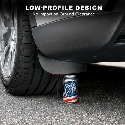 Model Y L Mud Flaps Front & Rear No-Drilling Splash Guards All-Weather Protection