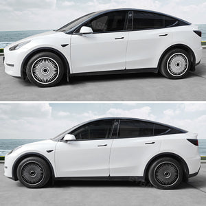 Tesla Model Y Wheel Covers 19 Inch Hubcaps Land Rover Style Rim Covers Rim Protector