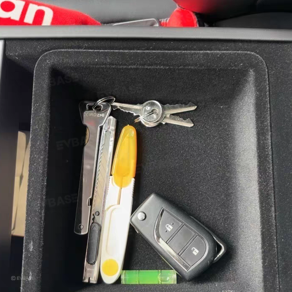 Center Console Armrest Storage Organizer Storage Tray for Tesla Model Y/3