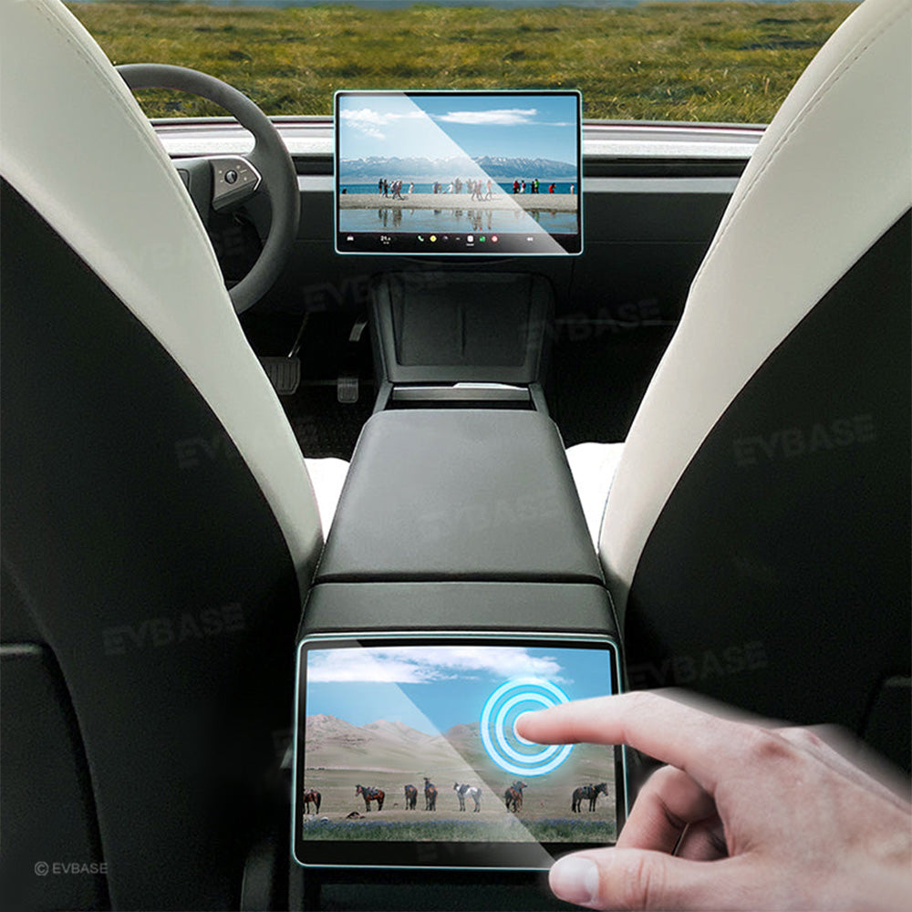 Model 3 Highland HD Tempered Glass Screen Protector Set for Front & Rear Displays