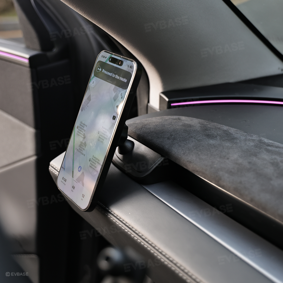 Model Y Juniper/ Y L/ 3 Highland A-Pillar Magnetic Phone Mount Dashboard Side Phone Holder