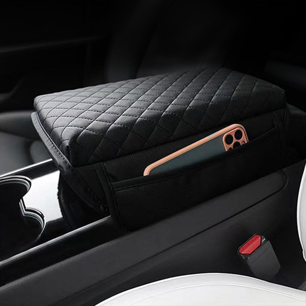 Model 3 Y Armrest Cushion Leather Waterproof for Tesla Armrest Box Pad Cover