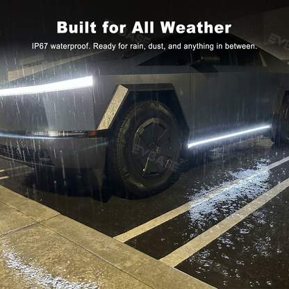Cybertruck Profile LED Light Kit RGB Chasing Ambient Lighting Exterior Rock Lights with Smart APP Control