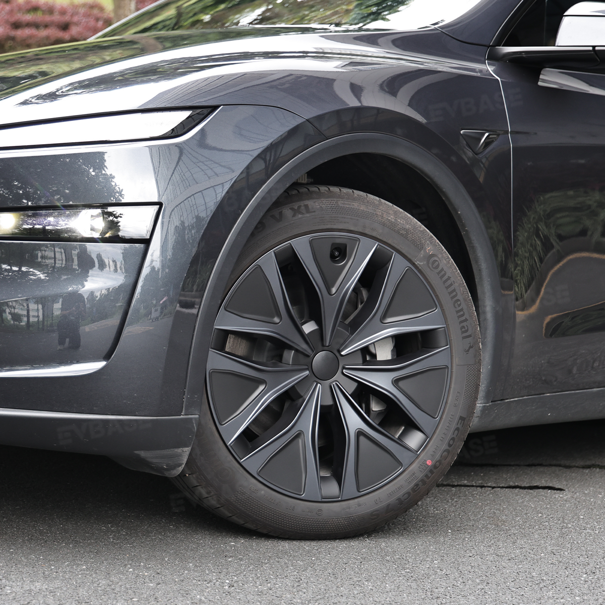 Model Y L Wheel Covers 19" Mecha Wheels Hubcaps Inspired By Model Y Performance