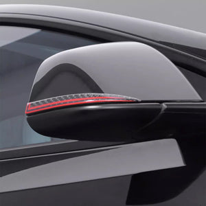 EVBASE Model 3 Y Side View Mirror Anti-Scratch Trim Covers ABS Carbon Fiber Edge Protector