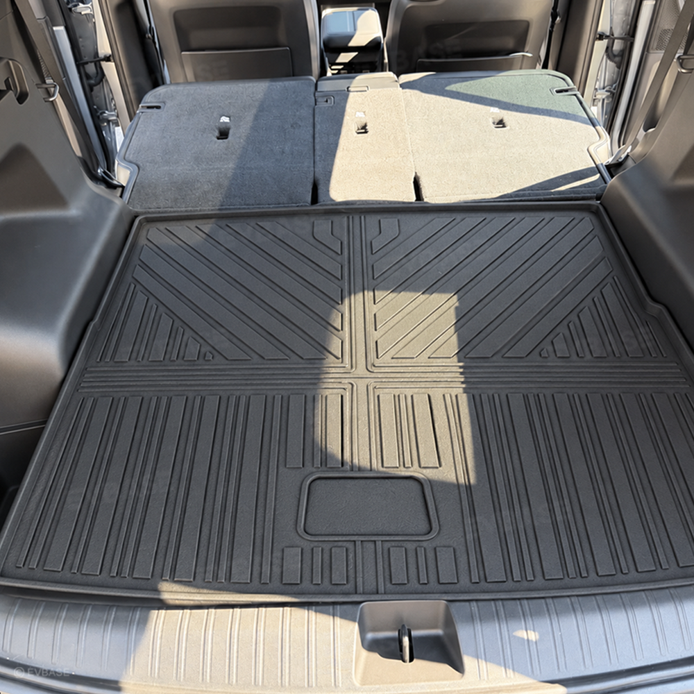 All Weather Floor Liners & Cargo Liners Frunk Mat &Trunk Mat &Rear Seat Back Protector Set for Rivian R2 Waterproof Non-Slip Protection Covers
