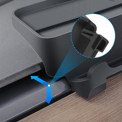 Tesla Model 3 Y Organizer Behind Screen Storage Box Dashboard Hidden Tray Non-Slip Sunglasses Holder