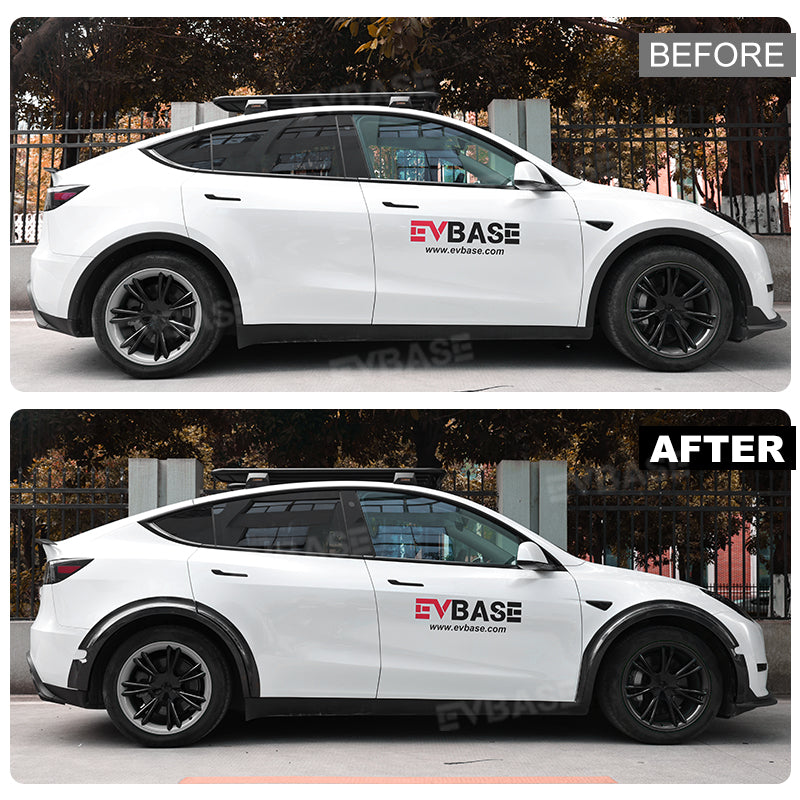 Model Y Fender Flares Wide Body Wheel Arches Extensions Edge Trim Protector With Radar Cutout for Tesla