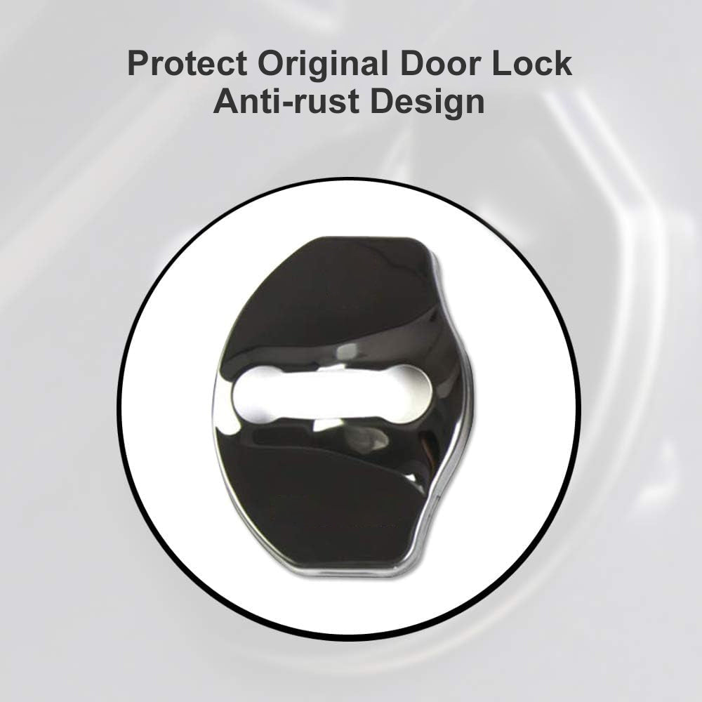 Model 3 Y Door Lock Cover Protector Latches Cover Door Stopper Covers for Tesla