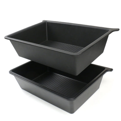 New EVBASE Model Y Underseat Storage Box Organizer Tesla Hidden Tray With double layer Cover