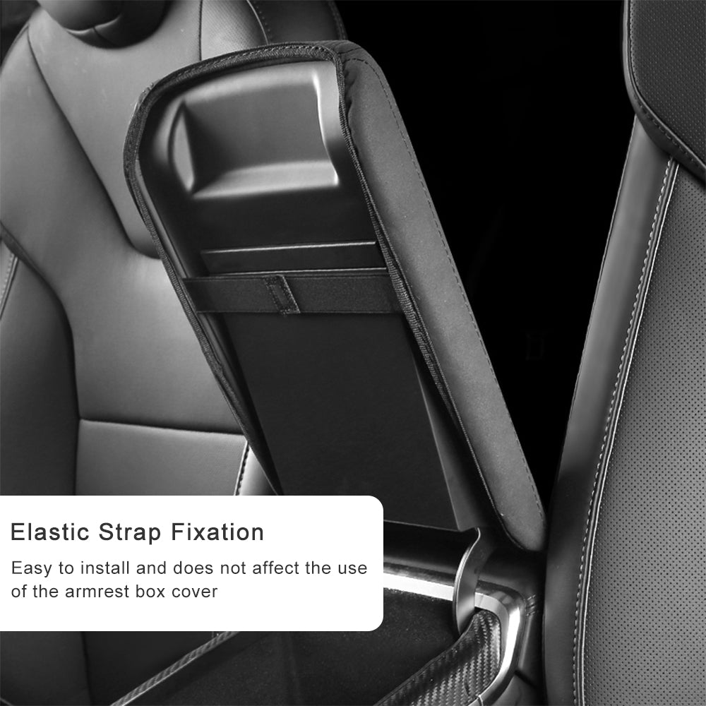 EVBASE Tesla Model X S Center Console Cover Armrest Pad Tesla Accessor
