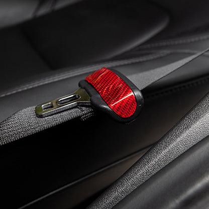 Model Y 3 Carbon Fiber Interior Accessories Seat Belt Fascia Cover for Tesla
