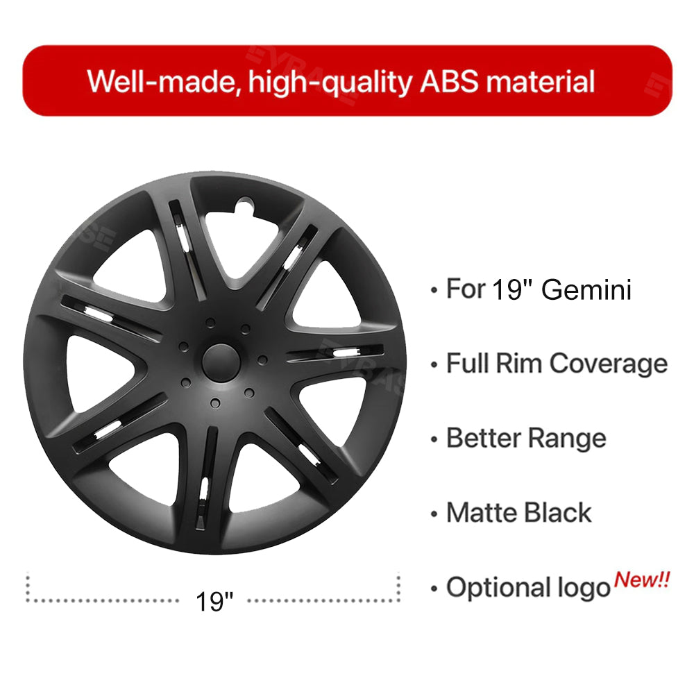 Model Y Wheel Covers 19 Inch Sport Hubcaps Rim Protector Gemini Wheel Caps Replacement for Tesla