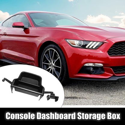 Mustang Mach E Center Console Dash Storage Box Organizer 360° Rotatable Dashboard Phone Holder for Ford