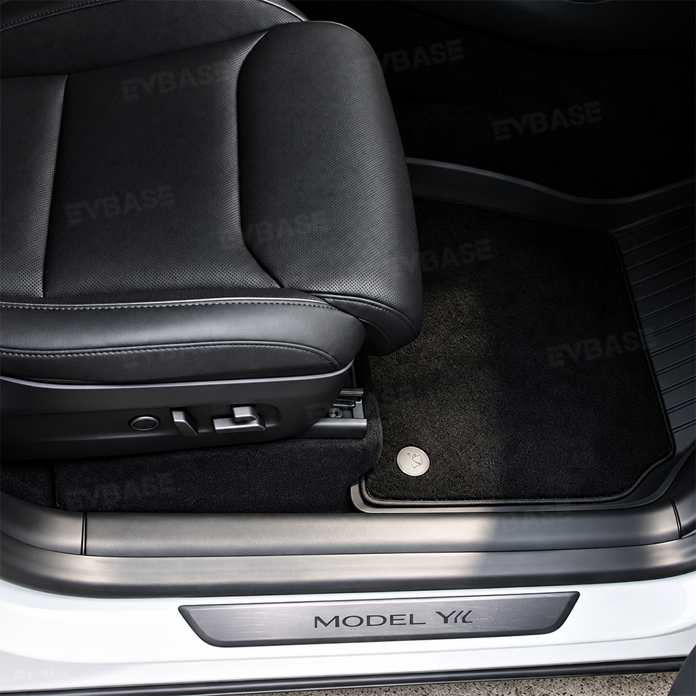Model Y L Door Sill Protector Front & Rear Anti-Scratch Door Sill Guards TPE Door Entry Protective Covers