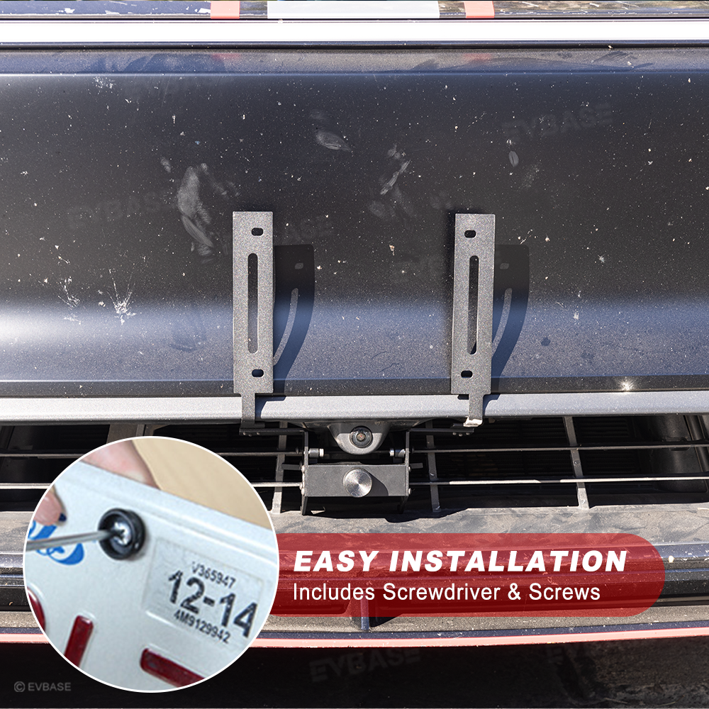 Model Y Juniper Performance Front License Plate Mount No Drill License Plate Holder Aluminum Alloy Bracket