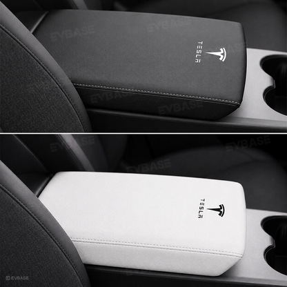 Model Y Juniper Standard Armrest Cover Center Console Armrest Box Cover Anti-Scratch Protector with Logo