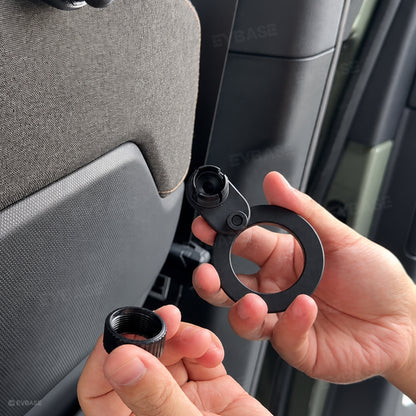 Back Seat Phone & Tablet Mount Anchor for Rivian R1T/ R1S/ R2 Magnetic Ball Mount Holder
