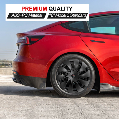 Model 3 Standard Wheel Covers for Tesla 18 Inch Prismata Wheels Überturbine Style Hubcaps