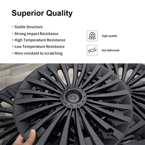 Tesla Model Y Wheel Cover Hubcaps 19-Inch Hub Cap Replacement 4pcs For Tesla Accessories