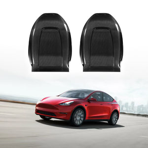 Tesla Real Carbon Fiber Backseat Cover Model 3 Y Genuine Carbon Fiber Full Seat Back Replacements