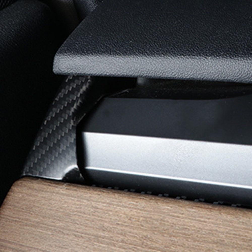 Model Y 3 Carbon Fiber Interior Accessories Dashboard Side Cover for Tesla