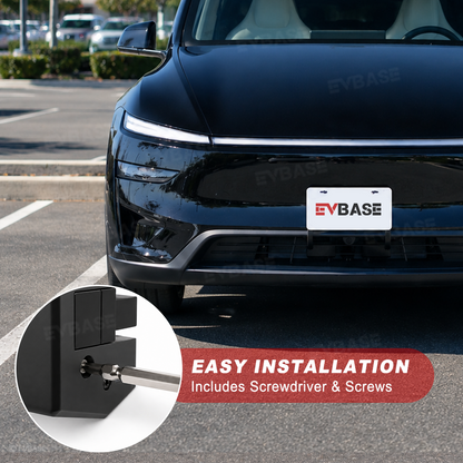Model Y Juniper Performance Front License Plate Mount No Drill License Plate Holder Aluminum Alloy Bracket
