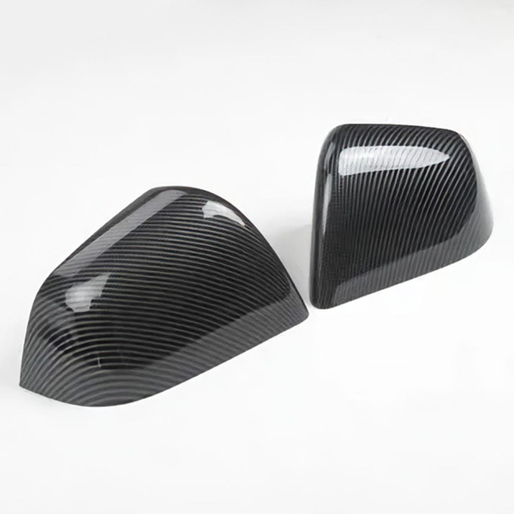 Model 3 Y Rearview Mirror Cover ABS Plastic Carbon Fiber Cover for Tesla