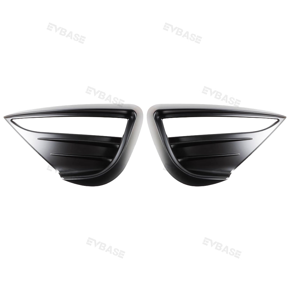 Tesla Model Y Fog Light Trim Cover ABS Front Fog Lamp Frame Protection Cover