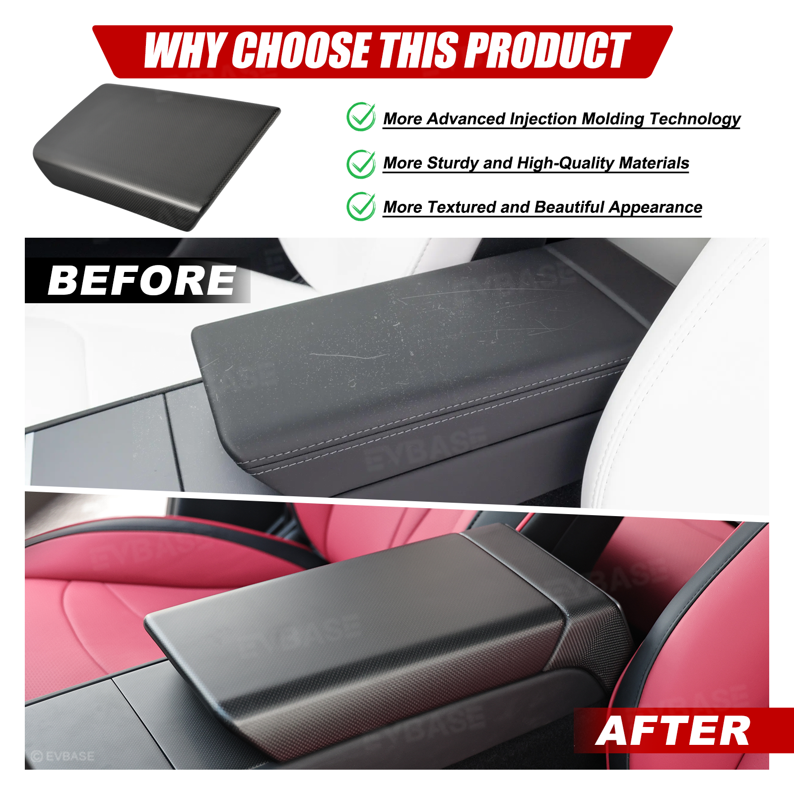 Model Y Juniper Real Carbon Fiber Interior Upgrade Full Kit Protective Overlay "Plain Weave" (Performance Look)