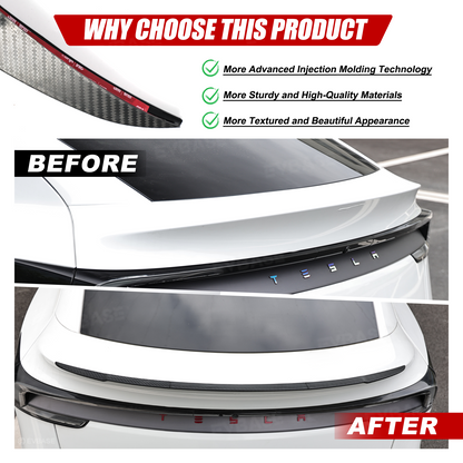 Model Y Juniper Rear Spoiler Wing ABS Aerodynamic Rear Trunk Lip Spoiler for Tesla