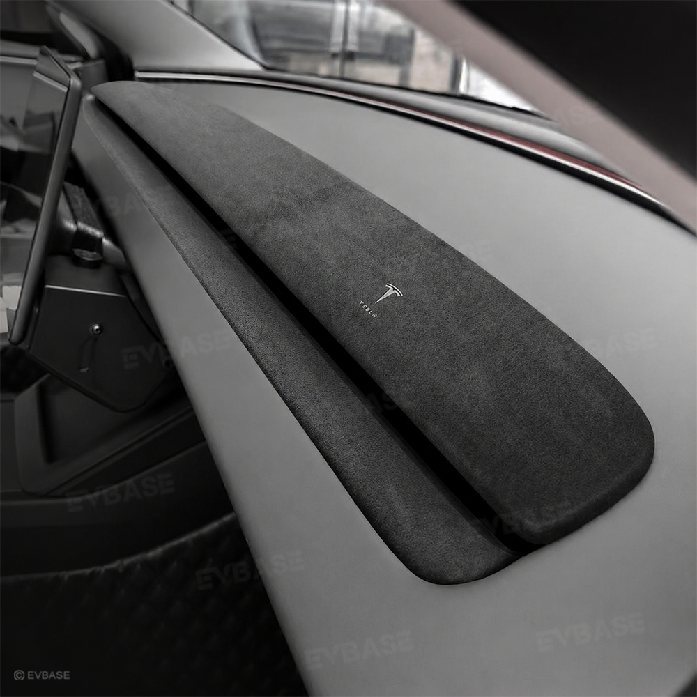 Model Y Juniper Alcantara Interior Trim Cover Kit Dashboard Air Vent Center Console Armrest Protection Overlay