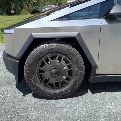 Upgrade Cybertruck Center Wheel Caps Heptagon Hub Covers Lug Nut Covers Tesla Accessories EVBASE