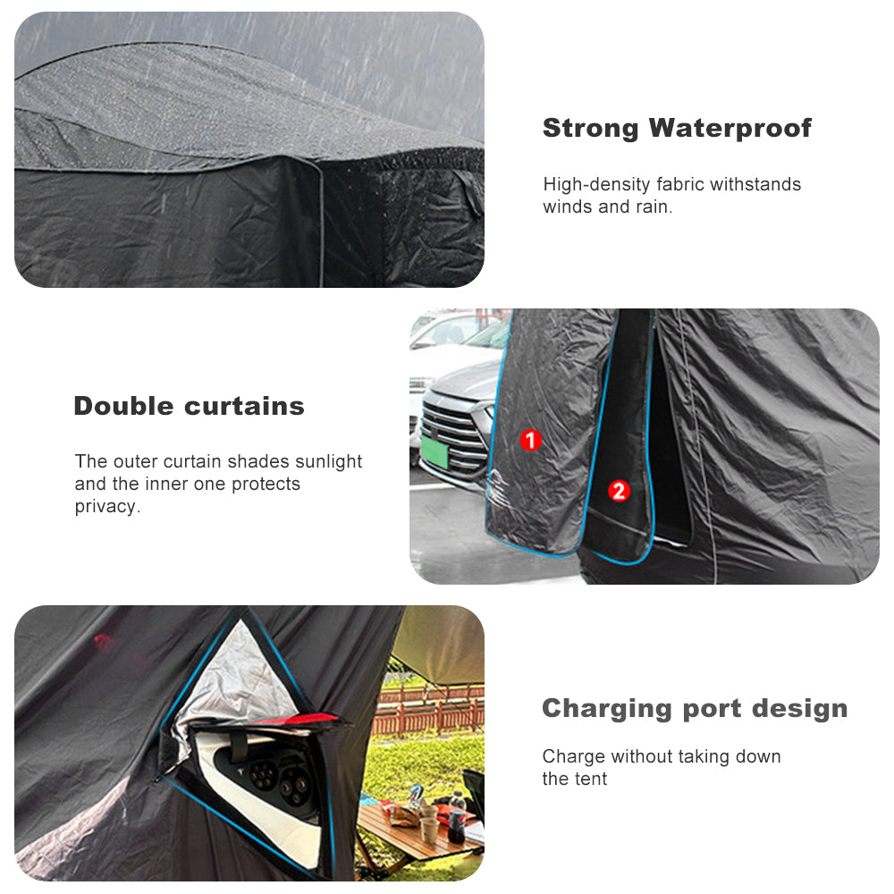 Model Y Camping Tent Tailgate Waterproof Sunshade Privacy Shade Awning Outdoor Travel Accessories for Tesla