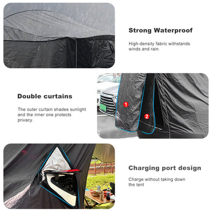 Model Y Camping Tent Tailgate Waterproof Sunshade Privacy Shade Awning Outdoor Travel Accessories for Tesla