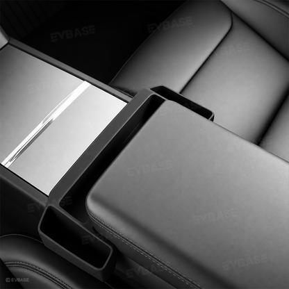 Model Y Juniper/ Y L/ 3 Highland Center Console Organizer Tray Silicone Armrest Sunglasses & Card Storage Box